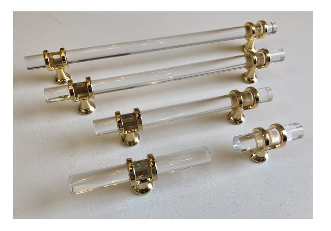 Ručka Anello plexi gold