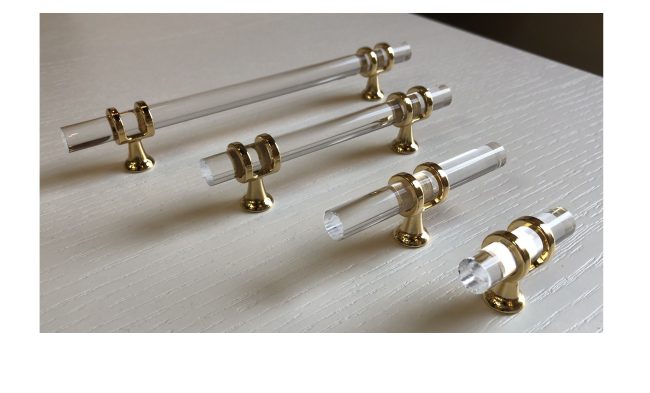Ručka Anello plexi gold - Image 2