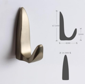 decorative coat hooks, luxury robe hooks, architectural hardware Europe